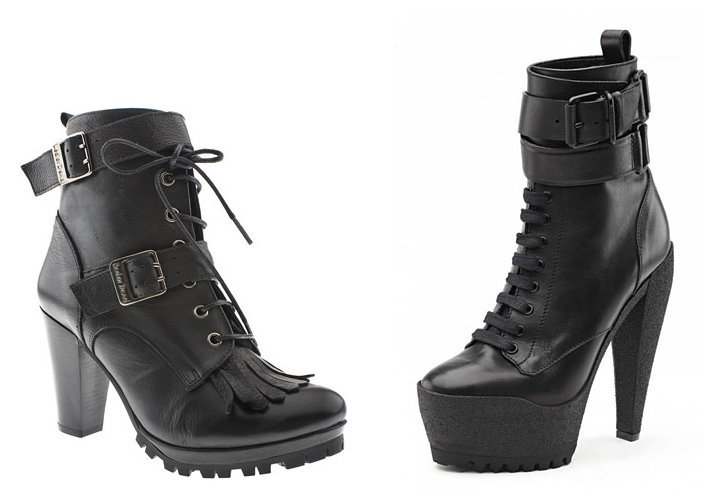 lace up boots trend. lace up boots trend. Buckle and lace-up booties; Buckle and lace-up booties