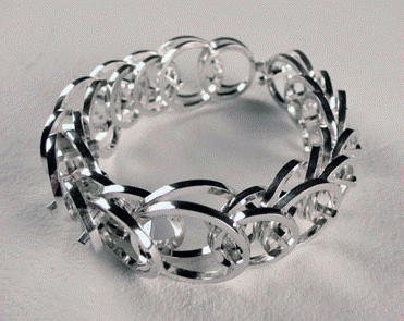 Laura Caffrey Silver Link Bracelet