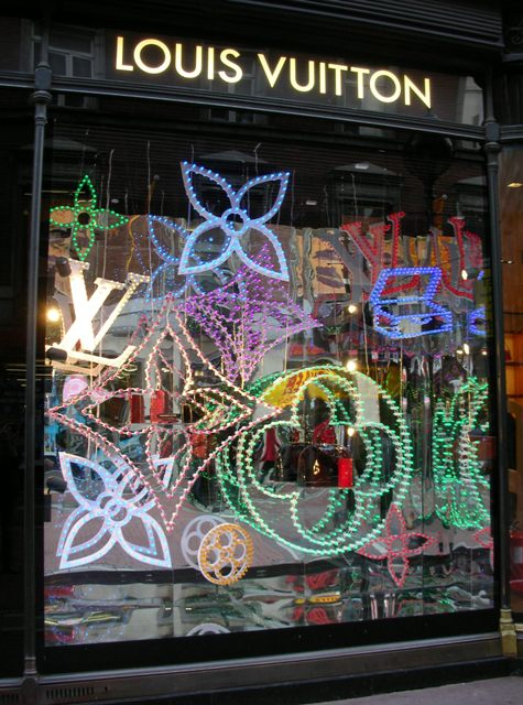 Louis Vuitton Christmas window