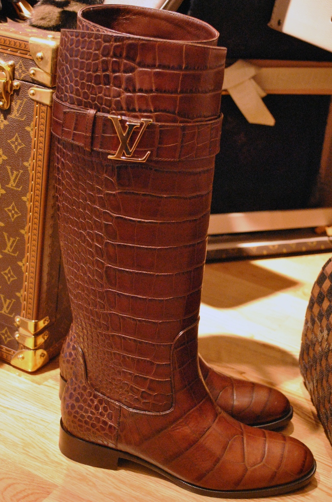 Louis Vuitton Croc Leather Riding Boot 2013 Whisty | Whisty
